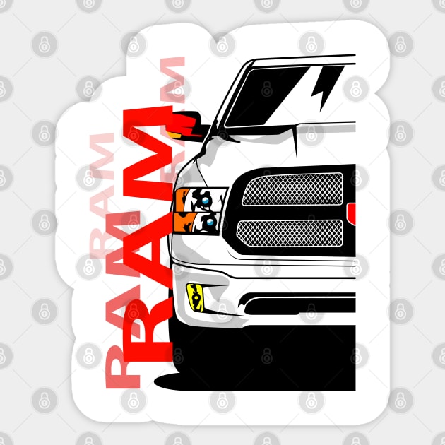 RAM 1500 2018 Sticker by gaplexio